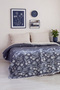 Double-Sided, Jacquard Patterned, 5-Layer, Padded Muslin Bedspread, Blanket, Multi-Purpose Quilt (220 X 240 cm) - Alyum - 3