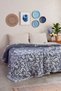 Double-Sided, Jacquard Patterned, 5-Layer, Padded Muslin Bedspread, Blanket, Multi-Purpose Quilt (220 X 240 cm) - Berry - 3