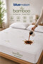 Bamboo Fabric Liquid-Proof Silent Mattress Cover, Fully Elastic, 6 Different Sizes - 3