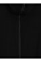 Lcw Modest Black Soft Touch Women's Zippered Sweatshirt - 3