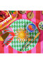 Dadri Green - Yellow American Service Plate 35 cm - 2