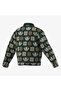 Monogram Allover Print Loose Green Jacket