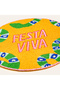 Dadri Yellow American Service Plate 35 cm - 5
