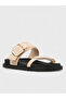 Women's Summer Flat Slippers - 230 3178 - Beige Suede - 2
