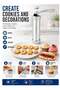 Biscuit Press Gun 10 Pcs Set | Aluminium Cookie Maker With 20 Cookie Shapes | Manual Cookie Press For Biscuits Icing Decorating Baking - 6