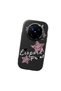 Vivo X200 Pro Compatible Leopard Pattern Stars Pattern Shock Absorbing Black Silicone Case with Camera Protection - 3