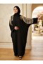 Shoulder Accessories Detail, Ferace Dress That Can Be Weared in Sizes 44-58. - 5