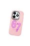 Tecno Spark 10 Pro(Ki7) Compatible Number Six Seven Written Pattern Shock Absorbing Camera Protected Pink Silicone Case - 3