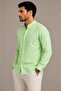 Regular Slim 100% Cotton Linen Textured Shirt with Stylish Collar for Men