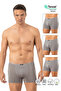Özkan 11897 3-Pack Men's Premium Modal Fabric Cotton Flexible Comfortable Boxer Shorts