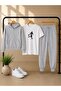 Armikids Unisex Kids 3-Piece Combination Set: Hooded Jacket, T-Shirt and Sweatpants