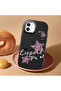 iPhone 11 Compatible Leopard Pattern Stars Pattern Shock Absorbing Black Silicone Case with Camera Protection - 3