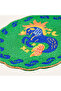 Dadri Green - Navy Blue American Service Plate 35 cm - 5