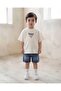 Busy Printed Children's Oversize T-Shirt Cotton Unisex - 2