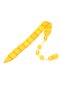 Transparent Yellow Colored Special System Tasseled Powder Amber Fish Prayer Beads 201025852