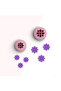 Spring Flower Mini Polymer Clay Cutting Mold,Jewelry Molds,Ornament Molds,Ceramic Clay Mold,No:351