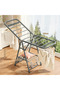 160CM Grey 3‑Tier Folding Metal Clothes Drying Rack, Heavy‑Duty Windproof Freestanding Laundry Drying Stand, Indoor Outdoor Balcony Garment Hanger - 2
