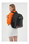 Black unisex backpack - 2