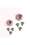 Mushroom Mini Polymer Clay Cutting Mold,Jewelry Molds, Candy Molds,Ceramic Mold,No:219