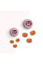 Pumpkin Mini Polymer Clay Cutting Mold,Jewelry Molds, Candy Molds,Ceramic Mold,No:347