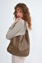 Snap Closure Hand and Shoulder Bag Ç2176