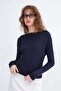 Kayık Yaka Basic Blouse B1888