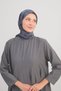 Shiny Scarf Ottoman Paisley Navy Blue - 3