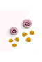 Pumpkin Mini Polymer Clay Cutting Mold,Jewelry Molds, Candy Molds,Ceramic Mold,No:291