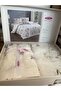 Kristal Botanika Purple Floral Patterned 100% Cotton Duvet Cover Set - 4