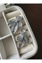 Silver Color Leaf Earrings