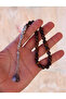 Cat's Eye Sphere Cut Alpaca Tassel Agate Natural Stone Prayer Beads 201025851 - 4