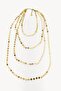Gold Sequin Multi Necklace - 2