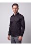 Black Non-Iron Cotton Dynamic Fit Men's Long Sleeve Shirt - 3