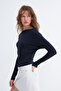 Kayık Yaka Basic Blouse B1888 - 2