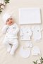 Newborn Baby Boy Organic Cotton 7-Piece Hospital Discharge Set – Blanket and Bodysuit Set 0-3 Months - 8