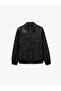Regular Fit Shirt Collar Zipper Pocket Long Sleeve Classic Faux Leather Jacket - 5