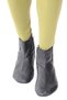 Unisex Genuine Sheepskin Abdest Mesti with Miflon and Single Elastic Zipper Mest - 4