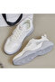Women's Beige Mesh Sneakers - 4