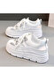 Women's Glitter Platform Sneakers - 6