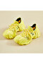 Women's Yellow Knit Slip-On Sneakers - 3
