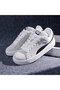 Women's Black and White Suede Sneakers