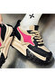 Women's Black Pink Chunky Sneakers - 2