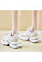Women's White Cutout Running Sneakers - 6