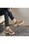 Women's Khaki Heritage Suede Lace-Up Sneakers - 3