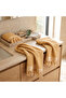 3-Piece Chickpea Textured Hand and Face Towel Set 50X95 cm 100% Cotton - 4