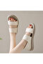 Women's Cream White Casual Sandals