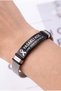 Meme Kans*Ri Awareness Lymph Edema Banned Arm Warning Wristband Stainless Steel Scb13Ysk - 4