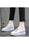 Women's White Mesh Sneakers - 7
