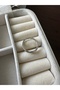 Silver Color Round Stone Pinky Ring - 3