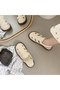 Women's Cream White Casual Sandals - 8